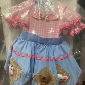 Handmade girls dress for bday party !